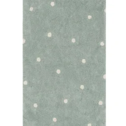 Tapis lavable Mini Dot Blue Sage (100 x 150 cm)