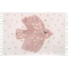 Tapis lavable rectangulaire oiseau Birdy (100 x 150 cm)