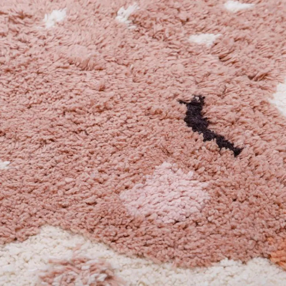 Tapis lavable rectangulaire oiseau Birdy (100 x 150 cm)