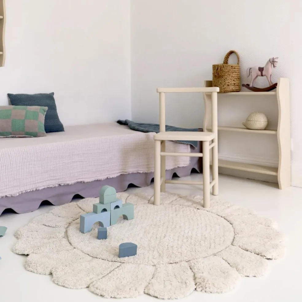 Tapis lavable rond Gabrielle (110 cm)