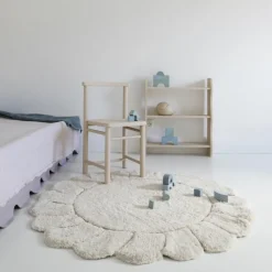 Tapis lavable rond Gabrielle (110 cm)