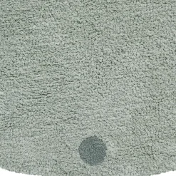 Tapis lavable Round Dot Blue Sage (140 cm)