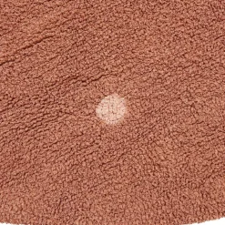 Tapis lavable Round Dot Chestnut (140 cm)