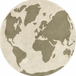 Tapis lavable RugCycled Carte du monde