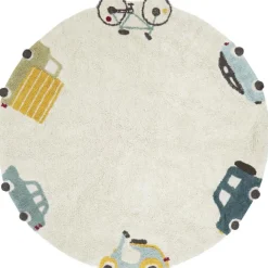 Tapis lavable Wheels (140 cm)