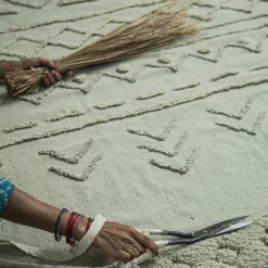 Tapis lavableTribu olive (120x 160 cm)