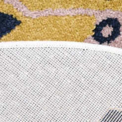 Tapis ovale léopard Kleo miel (120 x 170 cm)