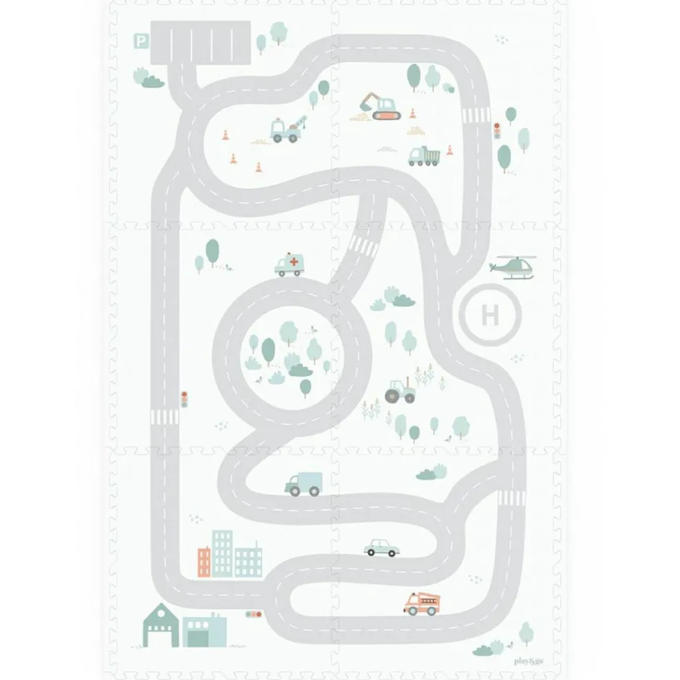 Tapis puzzle 3 en 1 Tiloo Road (120 x 180 cm)