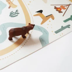 Tapis rectangulaire en vinyle Super Western (100 x 150 cm)