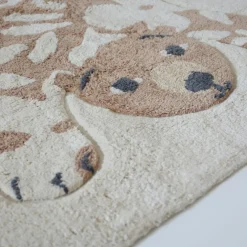 Tapis rectangulaire Flowerbear (100 x 150 cm)