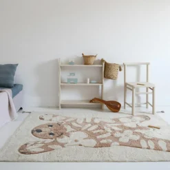 Tapis rectangulaire Flowerbear (100 x 150 cm)