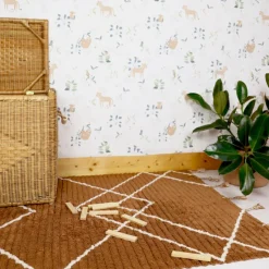 Tapis rectangulaire Lässa toffee (100 x 150 cm)