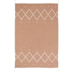 Tapis rectangulaire Mallorca Rose Argile (100 x 150 cm)