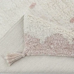 Tapis rectangulaire Minna pois rose (100 x 150 cm)