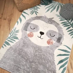 Tapis rectangulaire paresseux Akiko (120 x 170 cm)