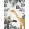 Tapis rectangulaire Sensaku dinosaure (120 x 170 cm)