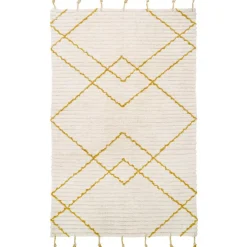Tapis rectangulaire Viktor Lemon S bohème (100 x 150 cm)