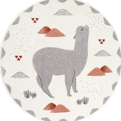 Tapis rond Andina Lama (135 cm)