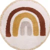 Tapis rond Bohemian arc-en-ciel (120 cm)