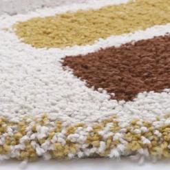 Tapis rond Bohemian arc-en-ciel (120 cm)