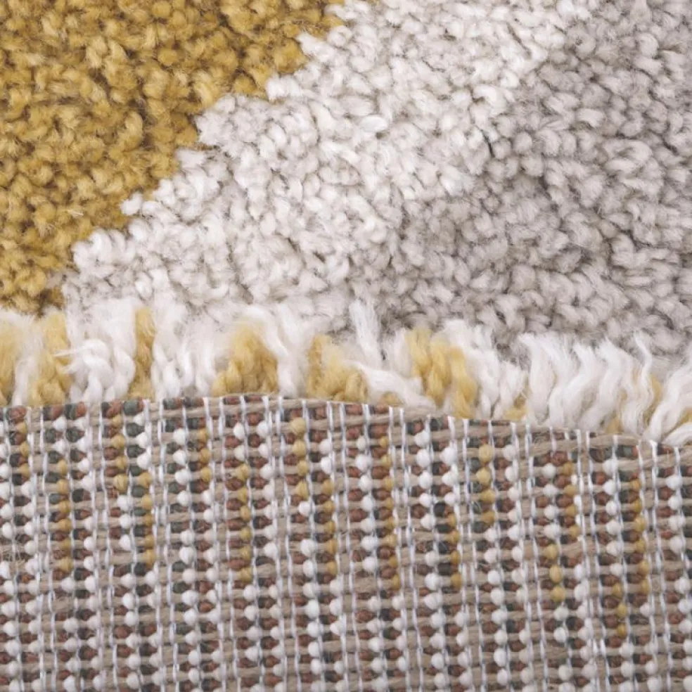 Tapis rond Bohemian arc-en-ciel (120 cm)