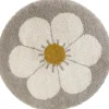 Tapis rond Bohemian daisy beige