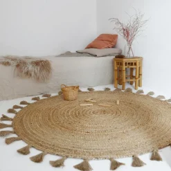 Tapis rond en jute Else (140 cm)