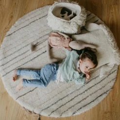 Tapis rond en laine Arona (120 cm)