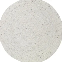Tapis rond Neethu naturel (110 cm)