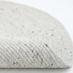 Tapis rond Neethu naturel (110 cm)