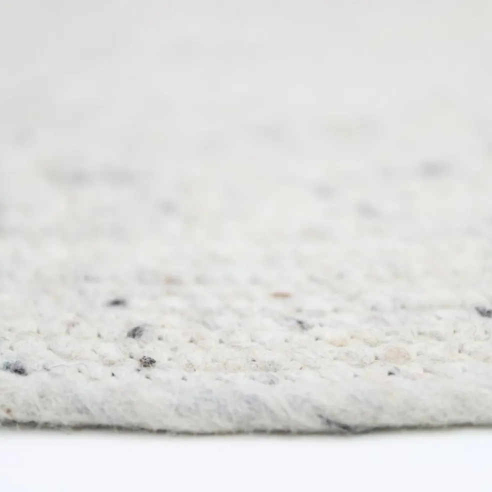 Tapis rond Neethu naturel (110 cm)