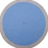 Tapis rond Nolan bleu (120 cm)