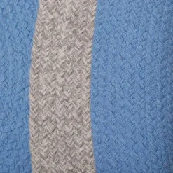 Tapis rond Nolan bleu (120 cm)