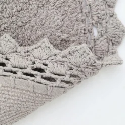 Tapis rond Perla Gris (110 cm)