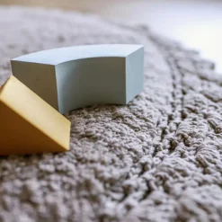 Tapis rond Perla Gris (110 cm)