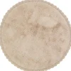 Tapis rond Perla nude (110 cm)