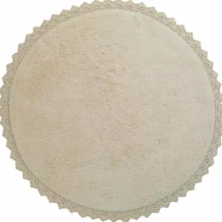 Tapis rond Perla Sable (110 cm)