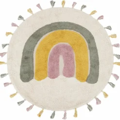 Tapis rond Rainbow Moss (110 cm)