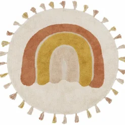 Tapis rond Rainbow Toffee (110 cm)