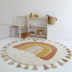 Tapis rond Rainbow Toffee (110 cm)