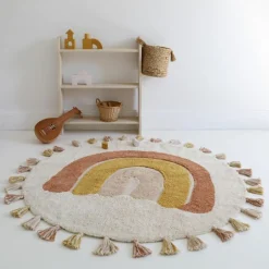 Tapis rond Rainbow Toffee (110 cm)