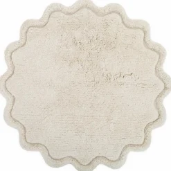 Tapis rond Sweet April Ecru (110 cm)