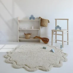 Tapis rond Sweet April Ecru (110 cm)