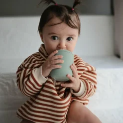 Tasse à bec en silicone Cambridge Blue