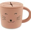 Tasse à goûter en silicone Mrs. Cat