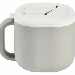 Tasse à goûter en silicone gris velours