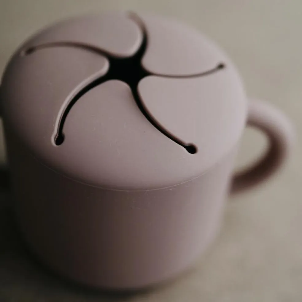 Tasse à goûter Snack cup Cloudy mauve