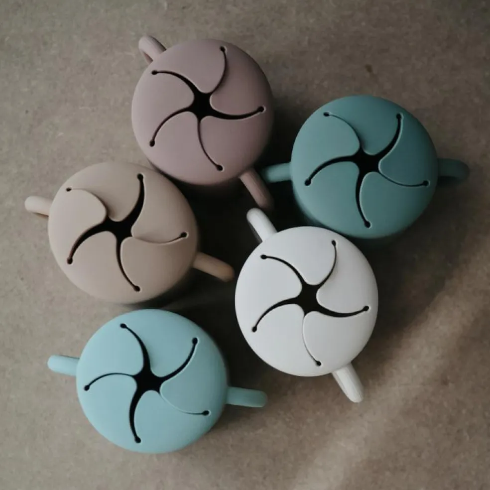 Tasse à goûter Snack cup Cloudy mauve