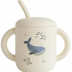 Tasse à paille Whales