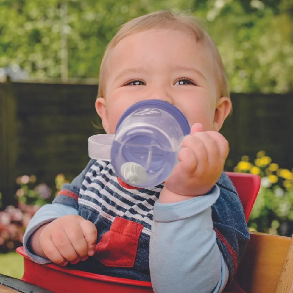 Tasse antifuite avec paille lestée Chouette (300 ml)